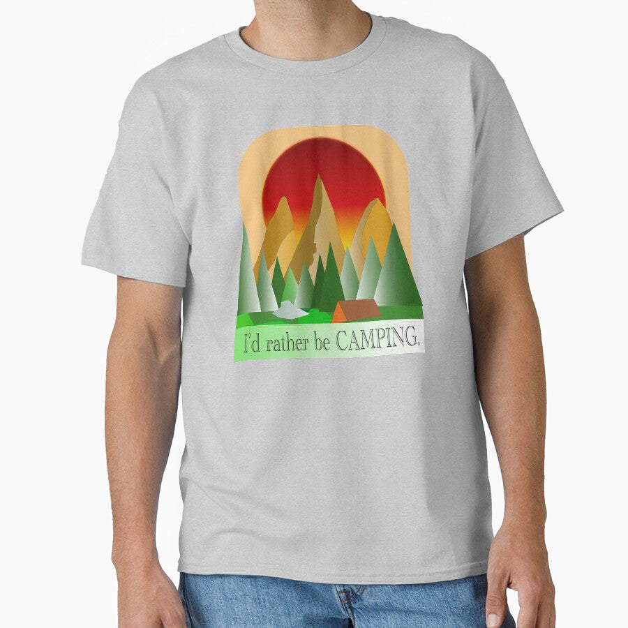 I'd Rather Be Camping 2 by EdwardMonet T-Shirts, Hoodie, Sweatshirt | BlankRebels.com (Image 1)