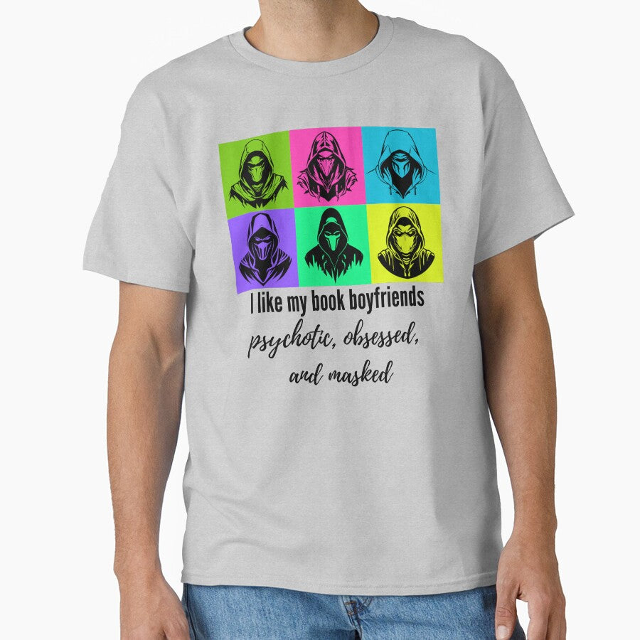 Masked book boyfriends | TopsNTangles by chelseahill712 T-Shirts, Hoodie, Sweatshirt | BlankRebels.com (Image 1)