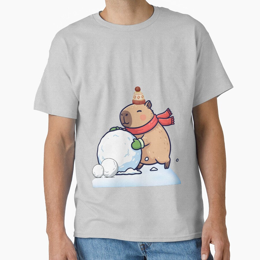Capybara – Cute Cozy Chill Illustration T-Shirts, Hoodie, Sweatshirt