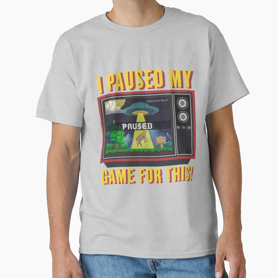 I Paused My Game For This Gaming Addict Design by Robbo's Tees Designs Hoodie, Sweatshirt | BlankRebels.com (Image 1)