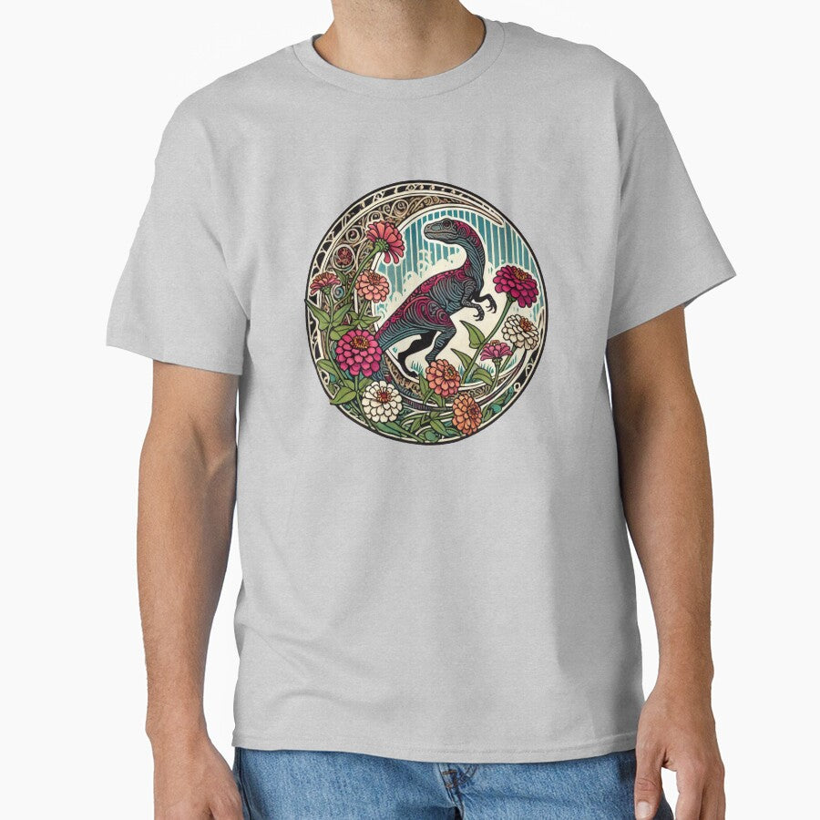 Floral Dino by Boog Monst T-Shirts, Hoodie, Sweatshirt | BlankRebels.com (Image 1)
