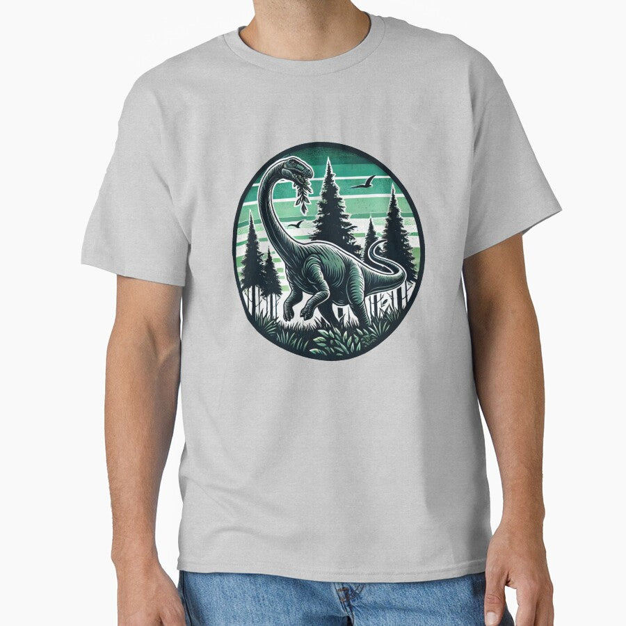 Diplodocus dinosaur in its habitat by JonelleTshirts T-Shirts, Hoodie, Sweatshirt | BlankRebels.com (Image 1)