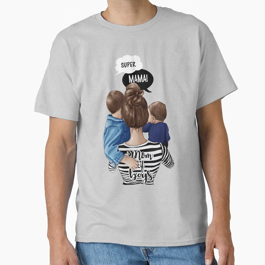 Mom of Boys by LeoZitro T-Shirts, Hoodie, Sweatshirt | BlankRebels.com (Image 1)