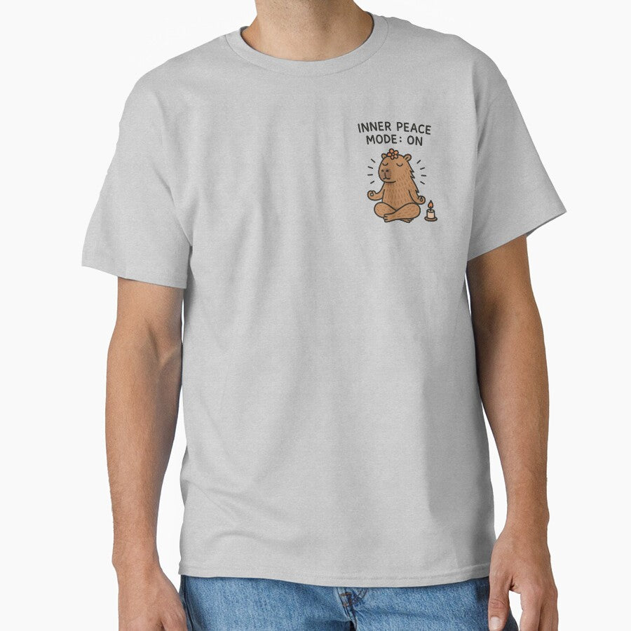 Inner Peace Funny Meditating Capybara by RR-Arts T-Shirts, Hoodie, Sweatshirt | BlankRebels.com (Image 1)