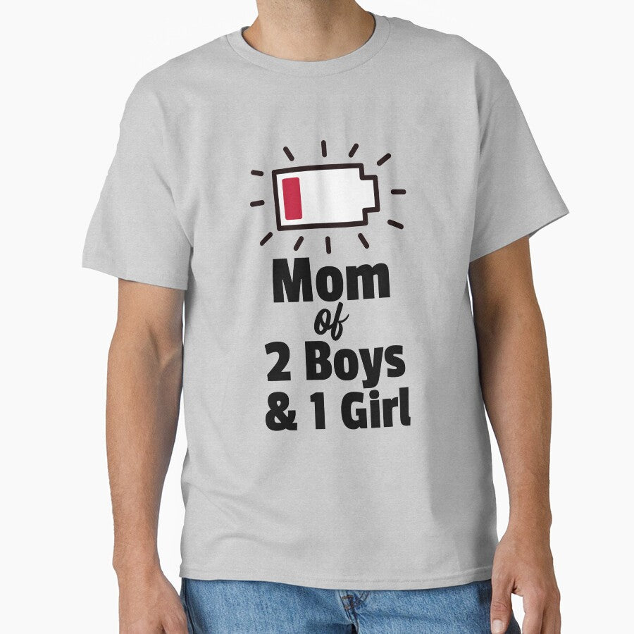 Mom of 2 boys and 1 Girl by 87-Aesthetics T-Shirts, Hoodie, Sweatshirt | BlankRebels.com (Image 1)