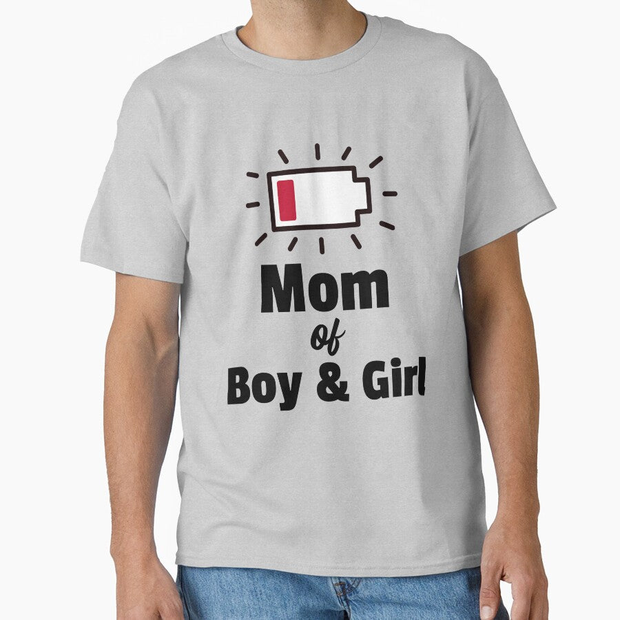 Mom of Boy and Girl by 87-Aesthetics T-Shirts, Hoodie, Sweatshirt | BlankRebels.com (Image 1)