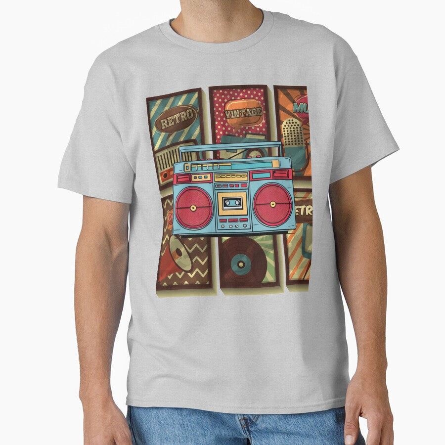 Music Retro Dj Music by MarcelooArt T-Shirts, Hoodie, Sweatshirt | BlankRebels.com (Image 1)