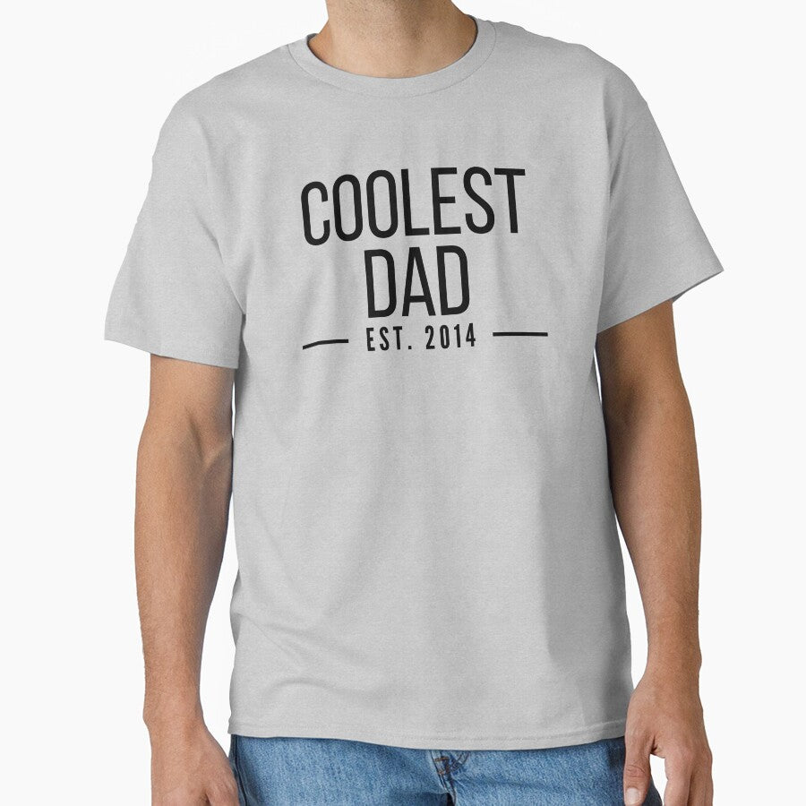 Coolest Dad Establised 2014 by stelsanc T-Shirts, Hoodie, Sweatshirt | BlankRebels.com (Image 1)