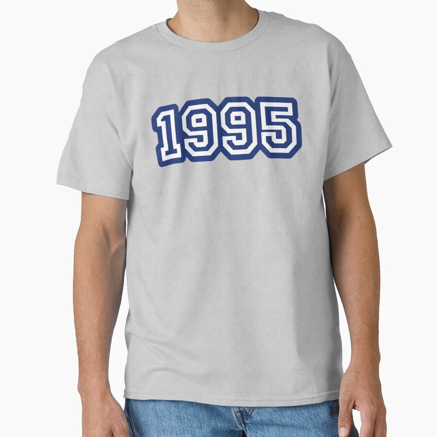 “1995” 90s College Numbers – Blue Border by Vision Illustrated T-Shirts, Hoodie, Sweatshirt | BlankRebels.com (Image 1)