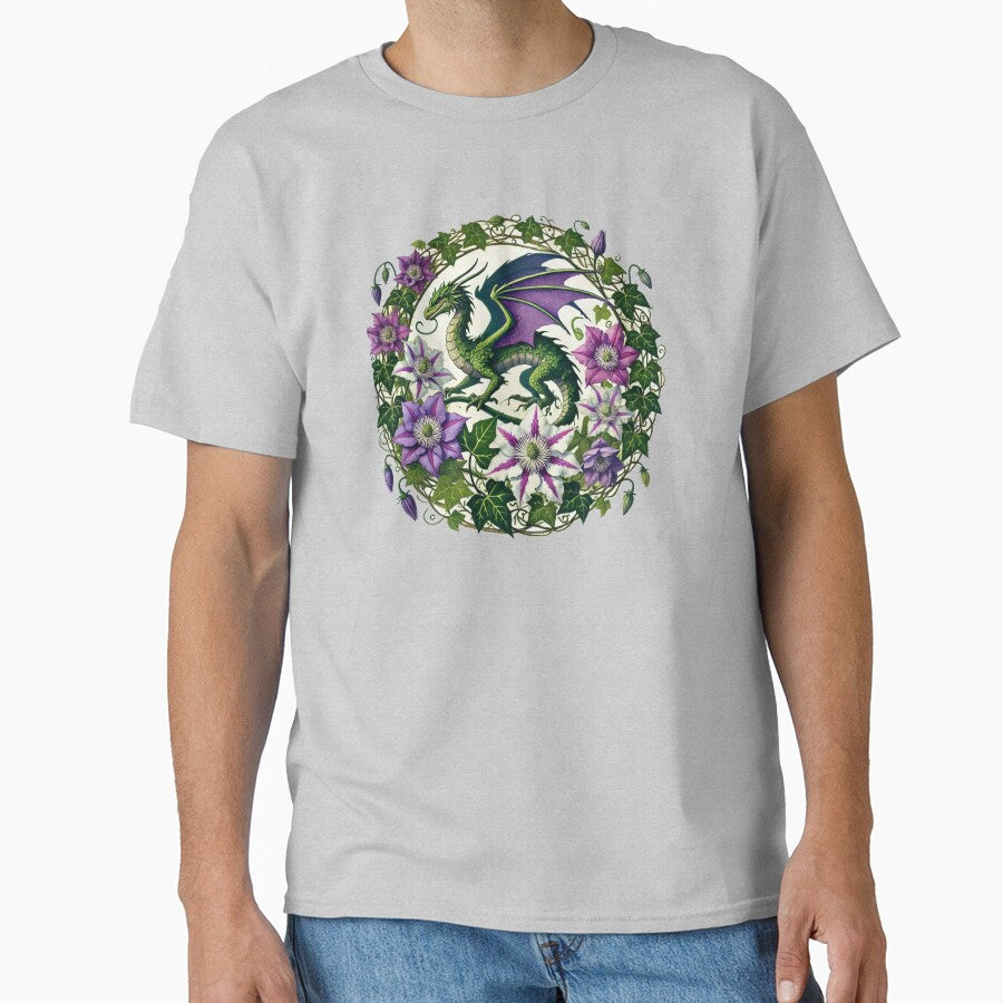 Clematis Dragon by Boog Monst T-Shirts, Hoodie, Sweatshirt | BlankRebels.com (Image 1)