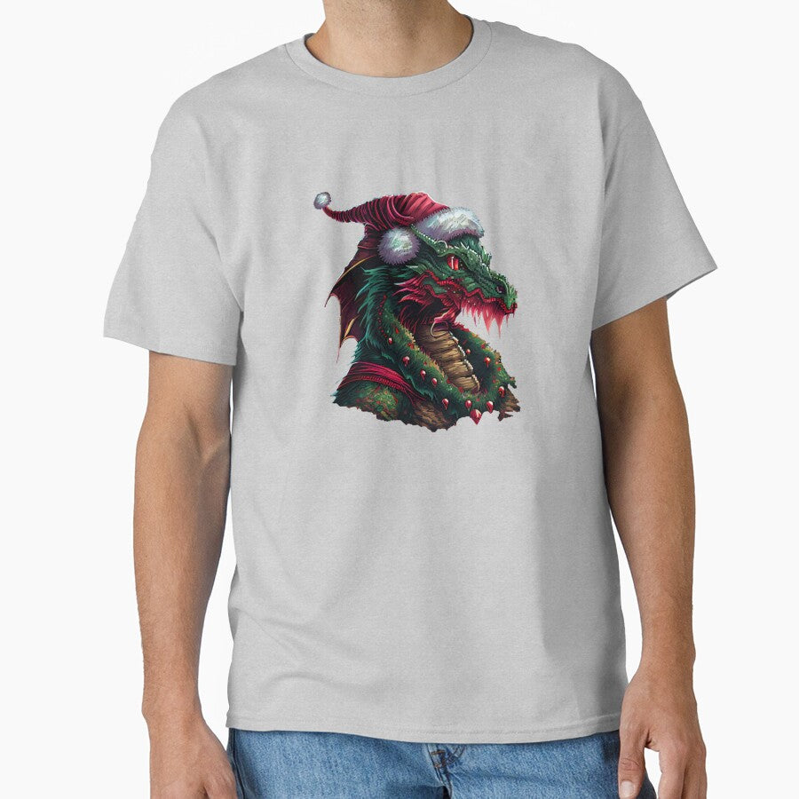 Christmas dragon. by Pixelarium T-Shirts, Hoodie, Sweatshirt | BlankRebels.com (Image 1)