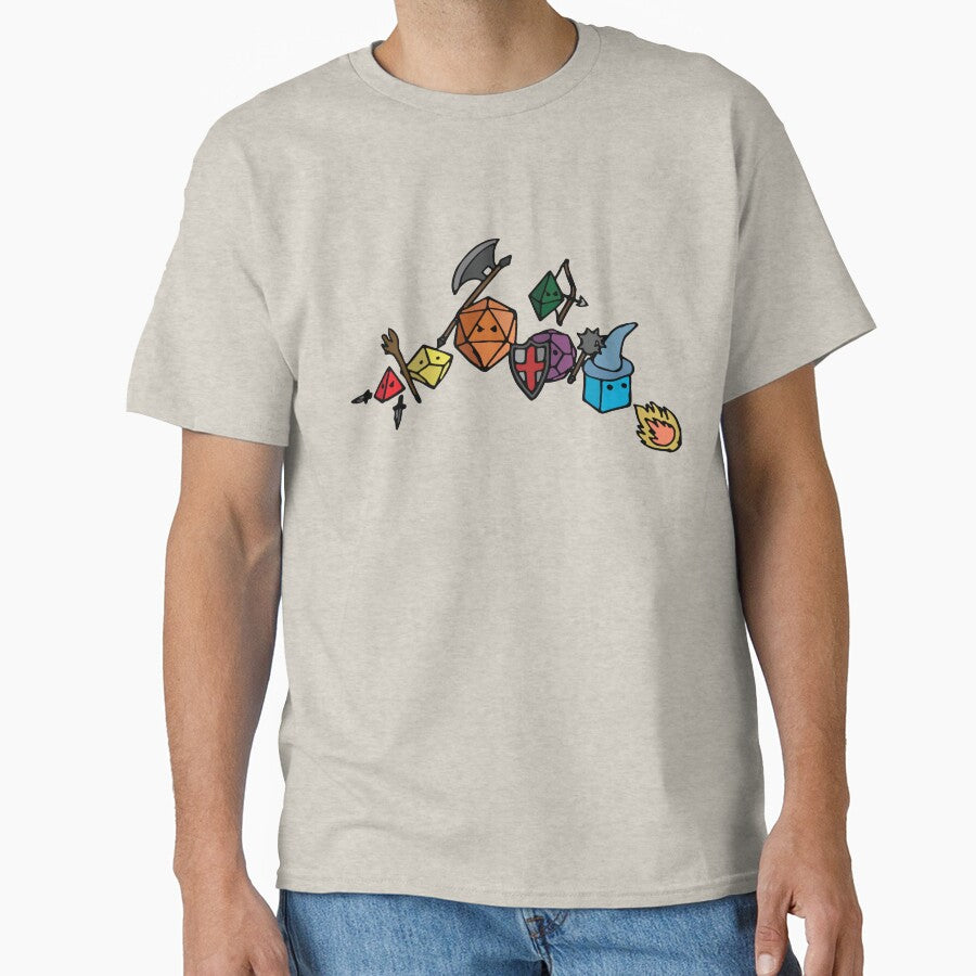 Dice Party - Sketch Version by ShyYetiDesigns T-Shirts, Hoodie, Sweatshirt | BlankRebels.com (Image 1)