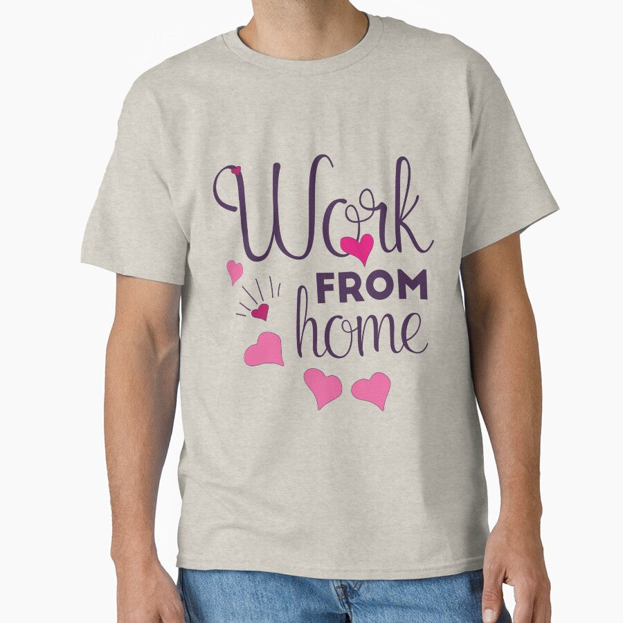 Love work from home by IngaDesign T-Shirts, Hoodie, Sweatshirt | BlankRebels.com (Image 1)