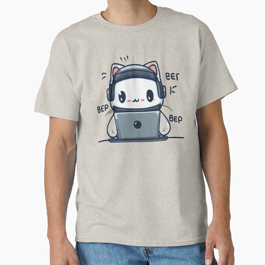 Programmer cat beep boop coding V3 by HipsterAnimals T-Shirts, Hoodie, Sweatshirt | BlankRebels.com (Image 1)