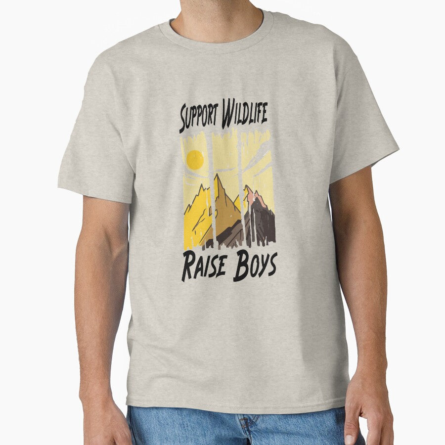 Support Wildlife Raise Boys by Ali Laatabi T-Shirts, Hoodie, Sweatshirt | BlankRebels.com (Image 1)