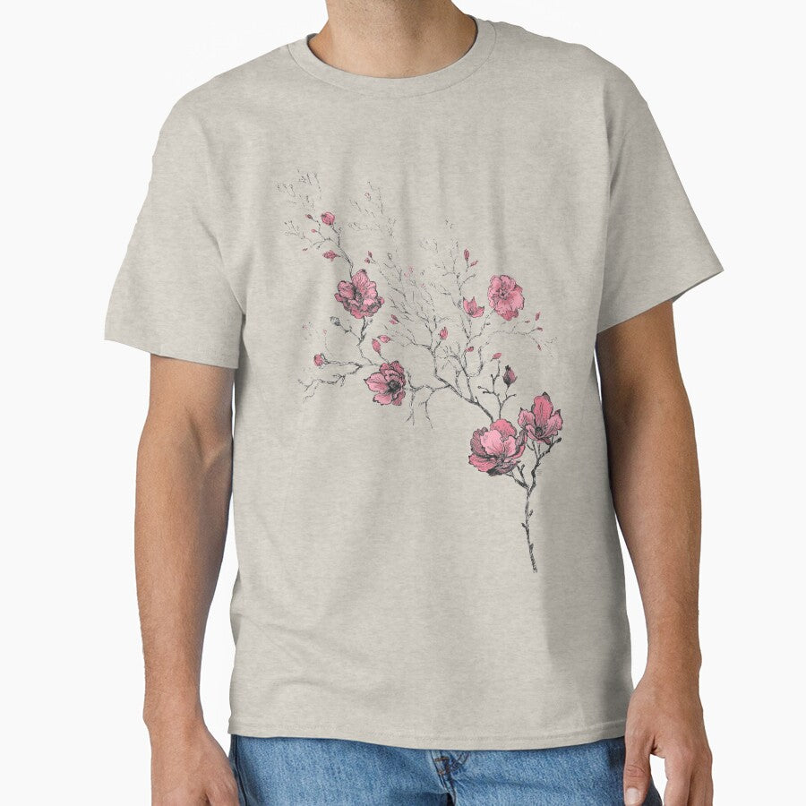 Red Flowers. by FanitsaArt T-Shirts, Hoodie, Sweatshirt | BlankRebels.com (Image 1)