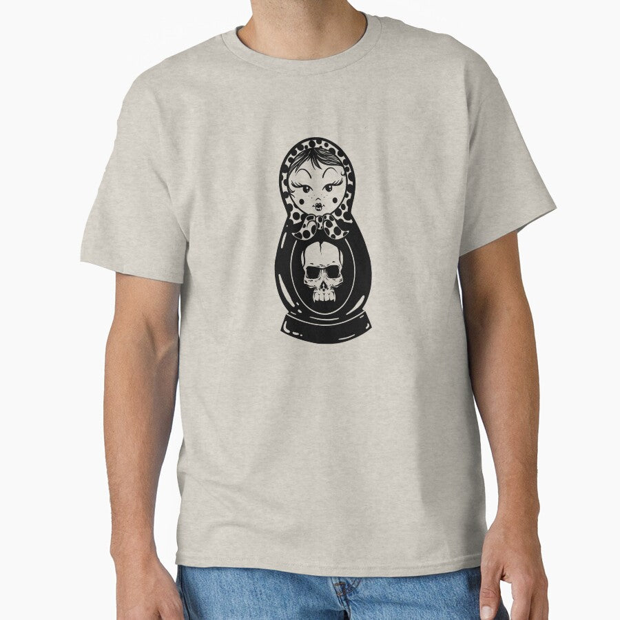 Dark Matroshka- russian doll by Ilona-Rij- T-Shirts, Hoodie, Sweatshirt | BlankRebels.com (Image 1)