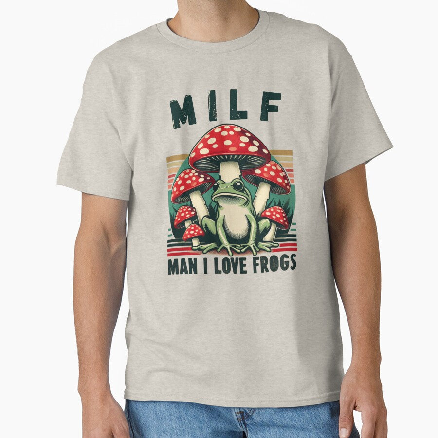 MILF : Man I love Frogs by Fictio ⭐⭐⭐⭐⭐ T-Shirts, Hoodie, Sweatshirt | BlankRebels.com (Image 1)