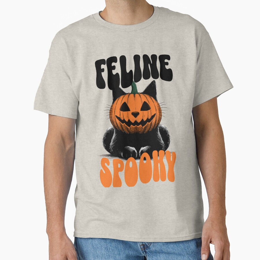 Feline Spooky by SafiannaSpace T-Shirts, Hoodie, Sweatshirt | BlankRebels.com (Image 1)