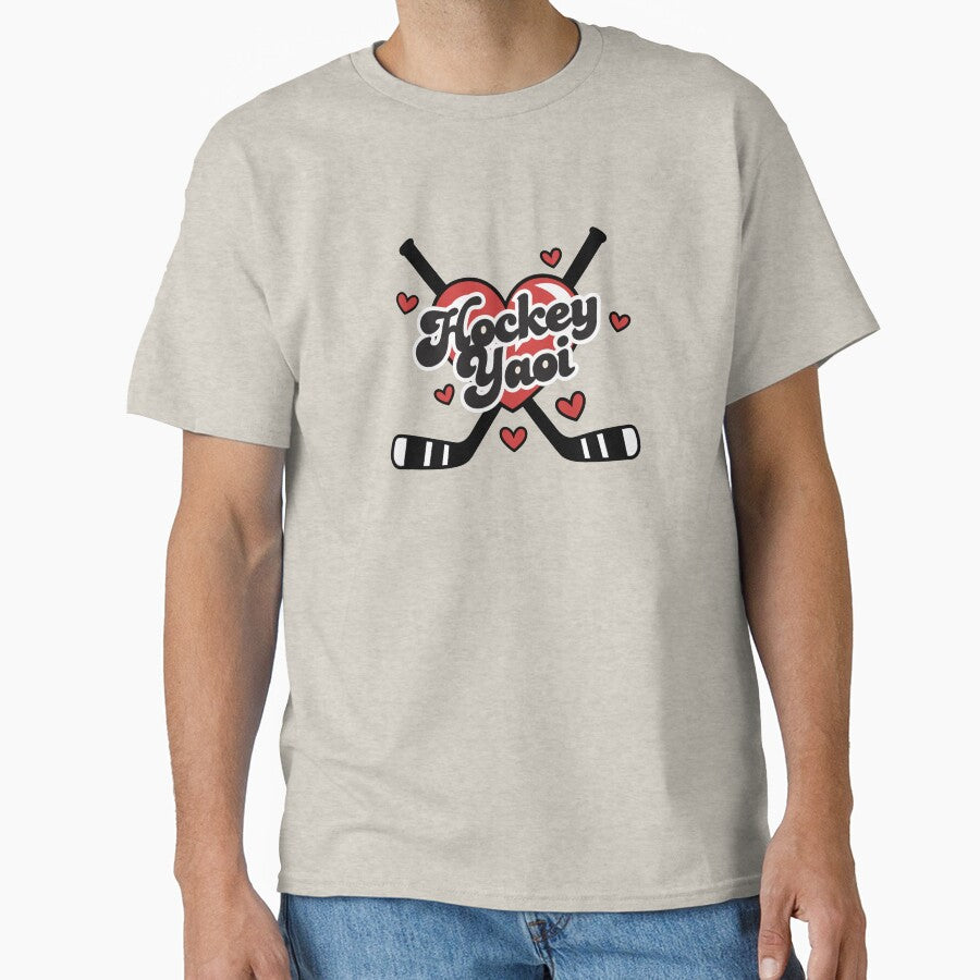 Hockey yaoi by JenTalleyDesign T-Shirts, Hoodie, Sweatshirt | BlankRebels.com (Image 1)