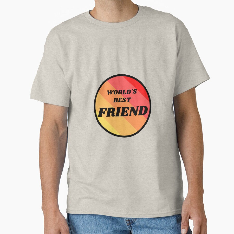Worlds best Friend RED by HybrisStudio T-Shirts, Hoodie, Sweatshirt | BlankRebels.com (Image 1)