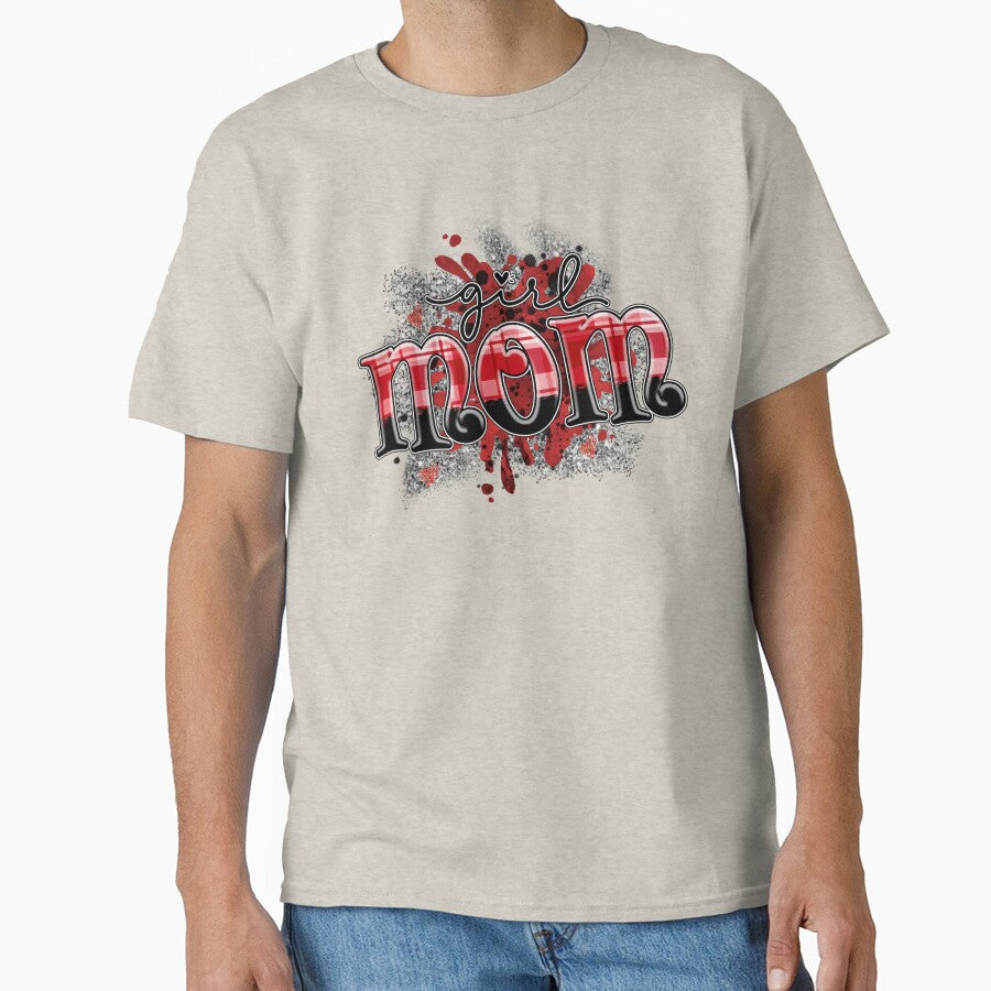 Girl Mom -sublimation valentine just a girl who loves her mother by Bela Ambrus T-Shirts, Hoodie, Sweatshirt (Image 1)