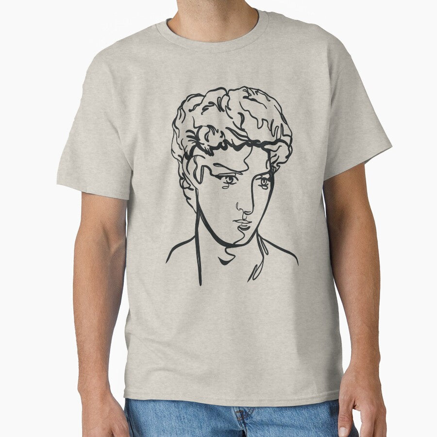 Statue line drawing by monrow T-Shirts, Hoodie, Sweatshirt | BlankRebels.com (Image 1)