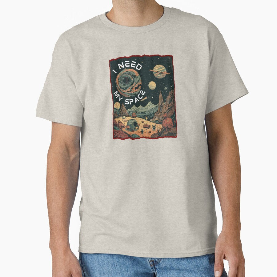 Funny Expression: I Need My Space by RusticSkyStudio T-Shirts, Hoodie, Sweatshirt | BlankRebels.com (Image 1)