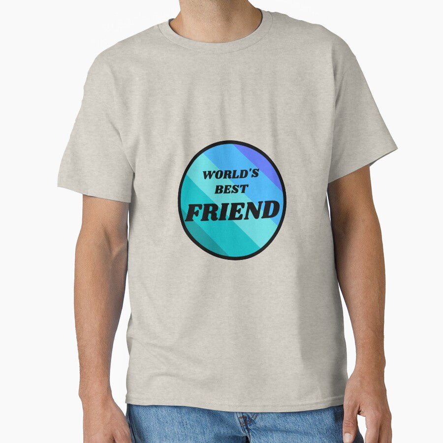 Worlds best Friend BLUE by HybrisStudio T-Shirts, Hoodie, Sweatshirt | BlankRebels.com (Image 1)