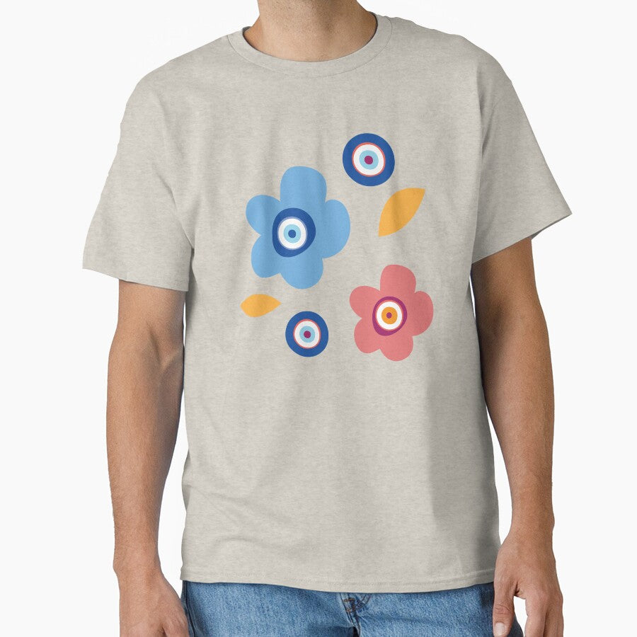evil eye poppy pattern! by saritash T-Shirts, Hoodie, Sweatshirt | BlankRebels.com (Image 1)