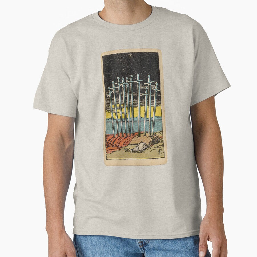Ten of Swords - Minor Arcana by Hanna Hanuman T-Shirts, Hoodie, Sweatshirt | BlankRebels.com (Image 1)