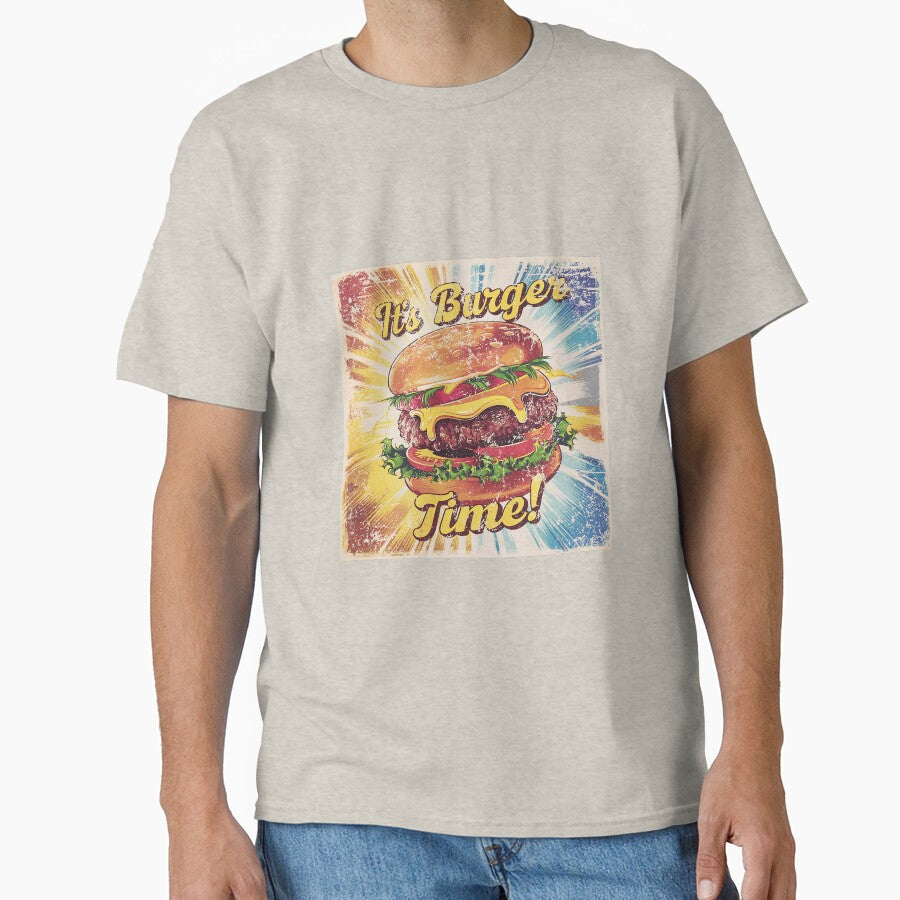 burger day art with colorful cartoon effects by BKSARYLIFE T-Shirts, Hoodie, Sweatshirt | BlankRebels.com (Image 1)