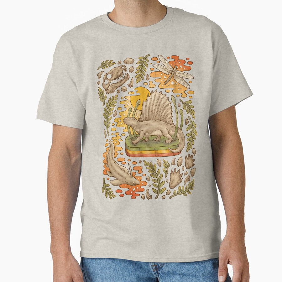 Daydream Dimetrodon Natural History Art Permian Prehistoric Life T-Shirts, Hoodie, Sweatshirt