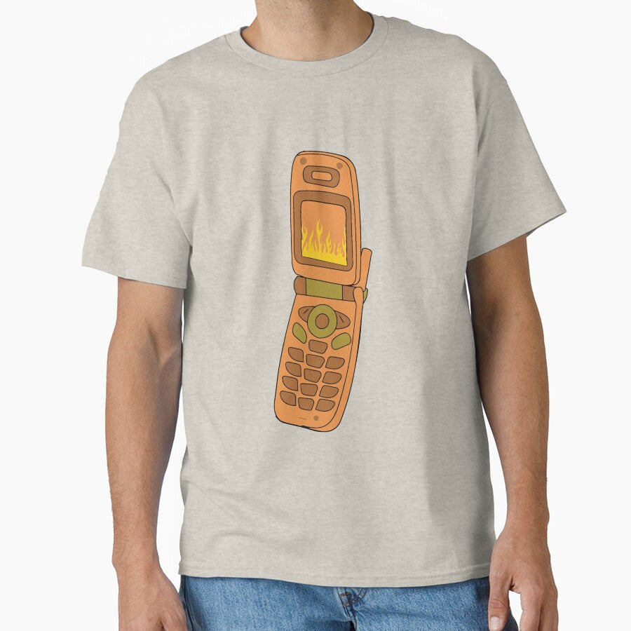 Y2k purple flame flip phone design by azzeddine  ⭐⭐⭐⭐⭐ T-Shirts, Hoodie, Sweatshirt | BlankRebels.com (Image 1)