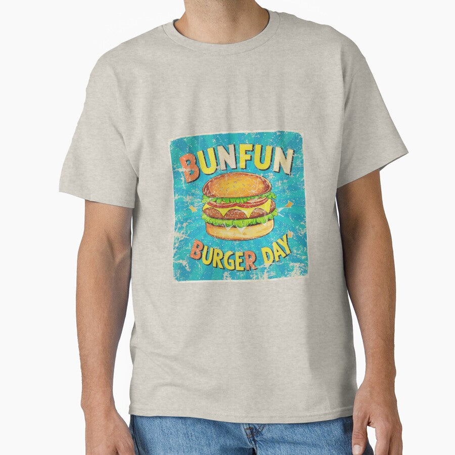 colorful burger day art with text by BKSARYLIFE T-Shirts, Hoodie, Sweatshirt | BlankRebels.com (Image 1)