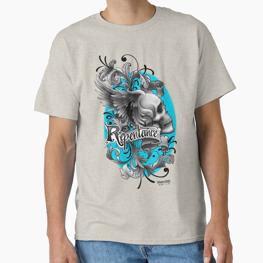 Repentance blue by MetroInk T-Shirts, Hoodie, Sweatshirt | BlankRebels.com (Image 1)