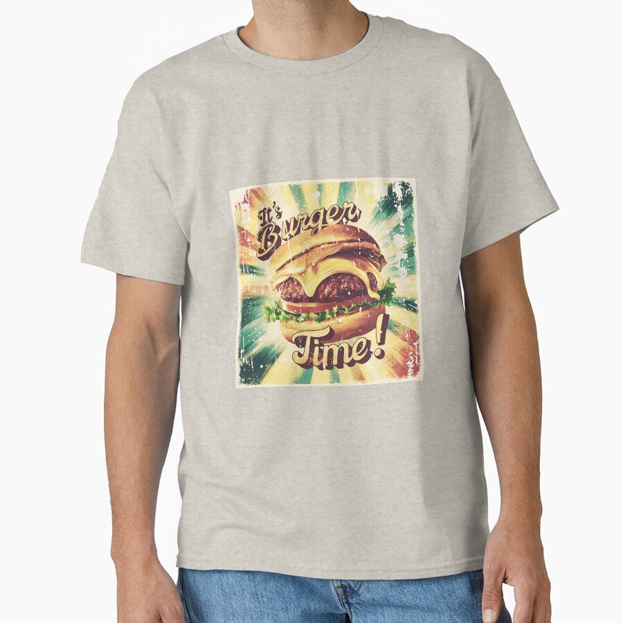 burger time burger day special with vintage vibe by BKSARYLIFE T-Shirts, Hoodie, Sweatshirt | BlankRebels.com (Image 1)