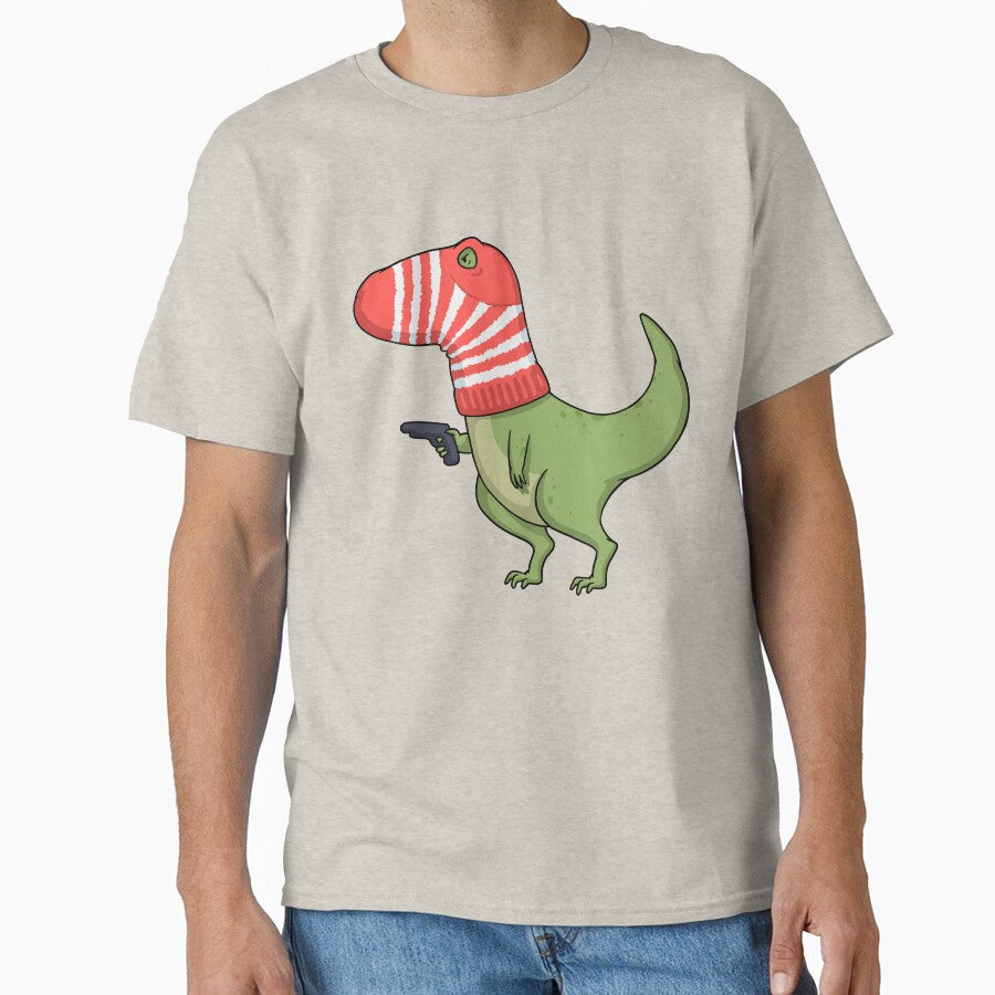 Dangerous Dinosaur Funny Dinosaur Design by ComicadaArt T-Shirts, Hoodie, Sweatshirt | BlankRebels.com (Image 1)
