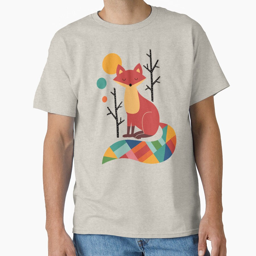 Rainbow Fox by AndyWestface T-Shirts, Hoodie, Sweatshirt | BlankRebels.com (Image 1)