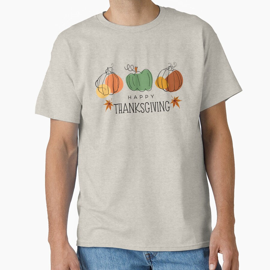 happy thanksgiving Cute pumpkin by Butterfly  Effect T-Shirts, Hoodie, Sweatshirt | BlankRebels.com (Image 1)