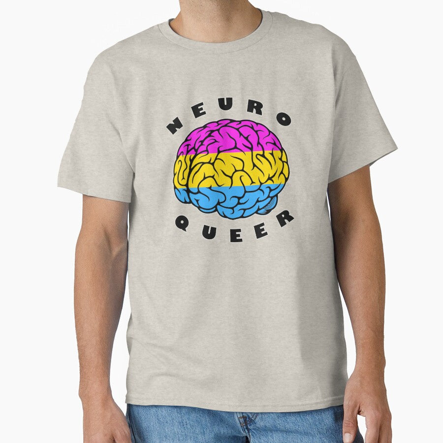 Neuroqueer Brain - Pan Colors by AutisticBanshee