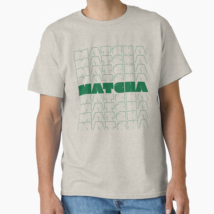 Minimalist Matcha – Modern Aesthetic Green Tea Shirt by theinkedprintco Hoodie, Sweatshirt | BlankRebels.com (Image 1)