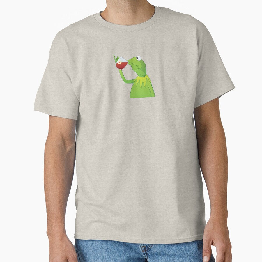 Kermit Drinking Tea by Darealjax T-Shirts, Hoodie, Sweatshirt | BlankRebels.com (Image 1)