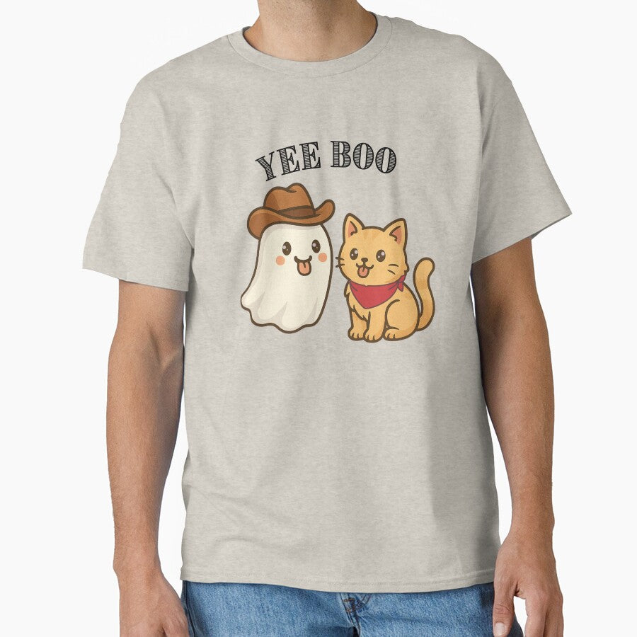 Yee Boo Cowboy  Cute Western Ghost Fun by SpacedOutRITZ T-Shirts, Hoodie, Sweatshirt | BlankRebels.com (Image 1)