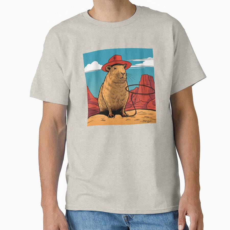 Cowboy Capybara by isabellatried T-Shirts, Hoodie, Sweatshirt | BlankRebels.com (Image 1)