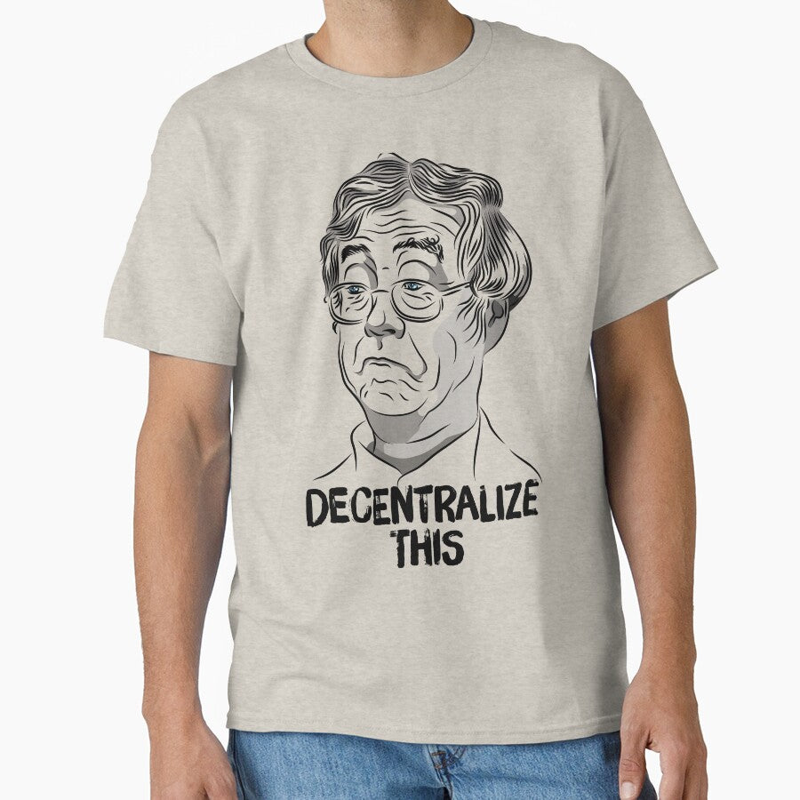 Satoshi - Decentralize This by HodlHut T-Shirts, Hoodie, Sweatshirt | BlankRebels.com (Image 1)