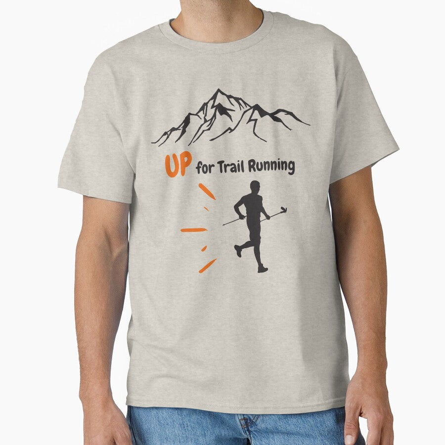UP for Trail Running by g-raph T-Shirts, Hoodie, Sweatshirt | BlankRebels.com (Image 1)