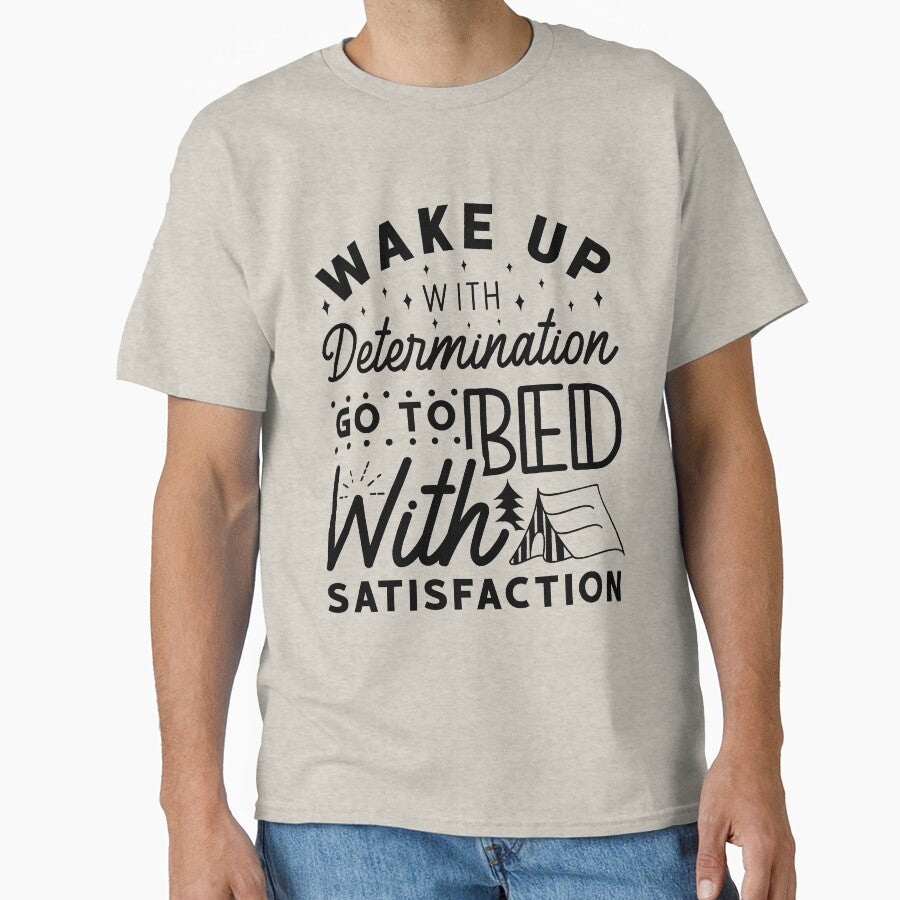 WAKE UP WITH GO TO BED WITH SATISFACTION by Spot Sweet T-Shirts, Hoodie, Sweatshirt | BlankRebels.com (Image 1)