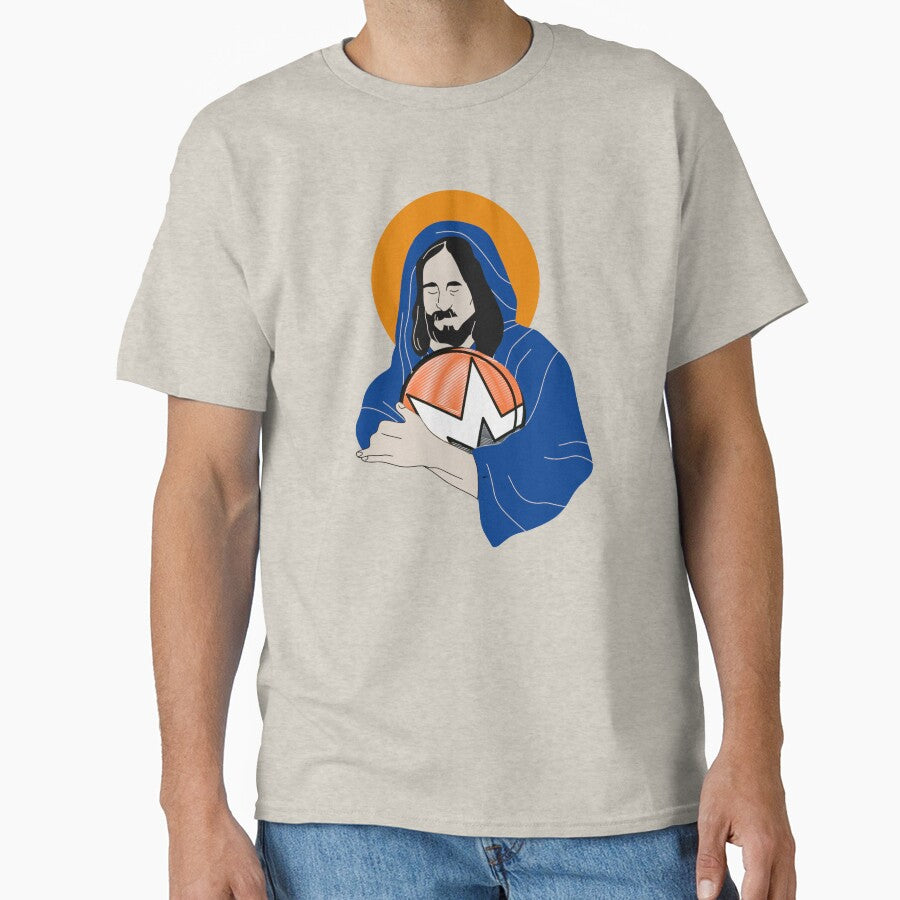Jesus loves Crypto Monero XMR by Crypmetal T-Shirts, Hoodie, Sweatshirt | BlankRebels.com (Image 1)