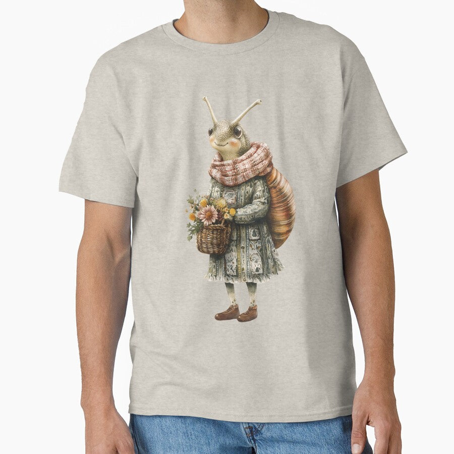 Cottagecore Snail by bapupa T-Shirts, Hoodie, Sweatshirt | BlankRebels.com (Image 1)